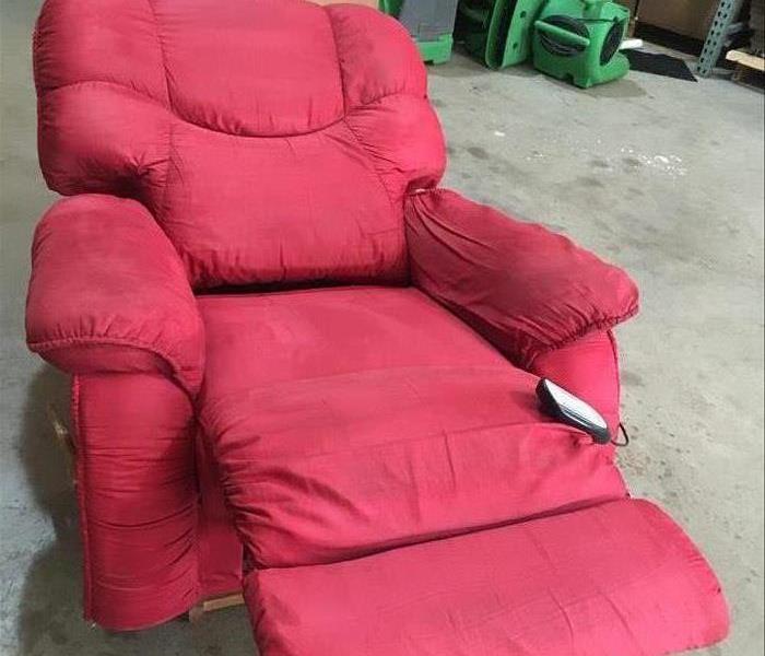 A clean and restored recliner.