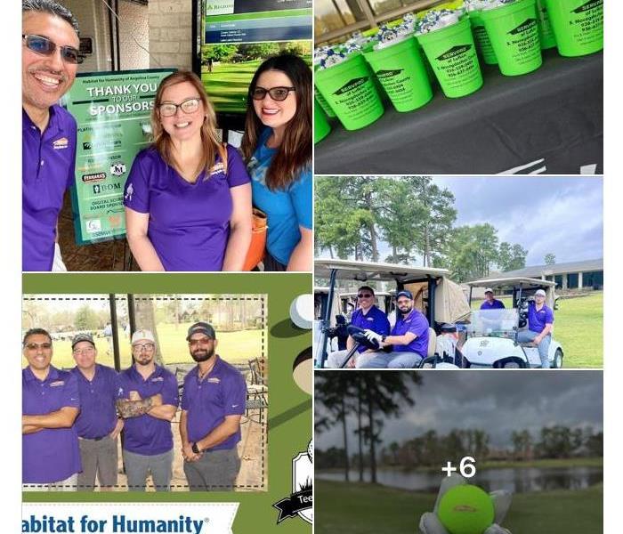 collage of people at a volunteer event