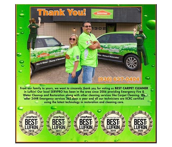 THANK YOU Lufkin for voting us “Best of Lufkin” 5YEARS running!!!