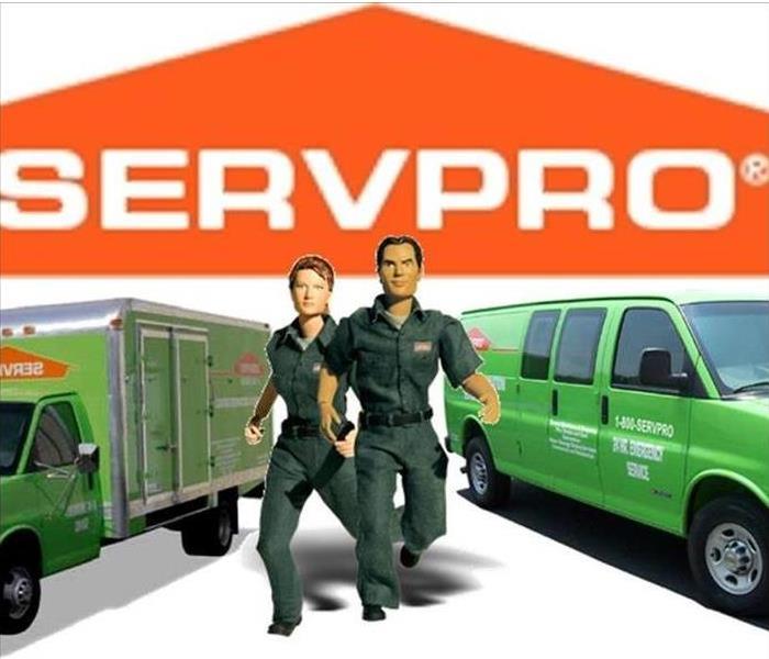 A SERVPRO graphic with the SERVPRO hat logo.
